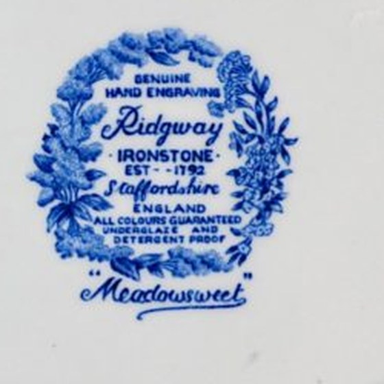Ridgway ironstone backstamp