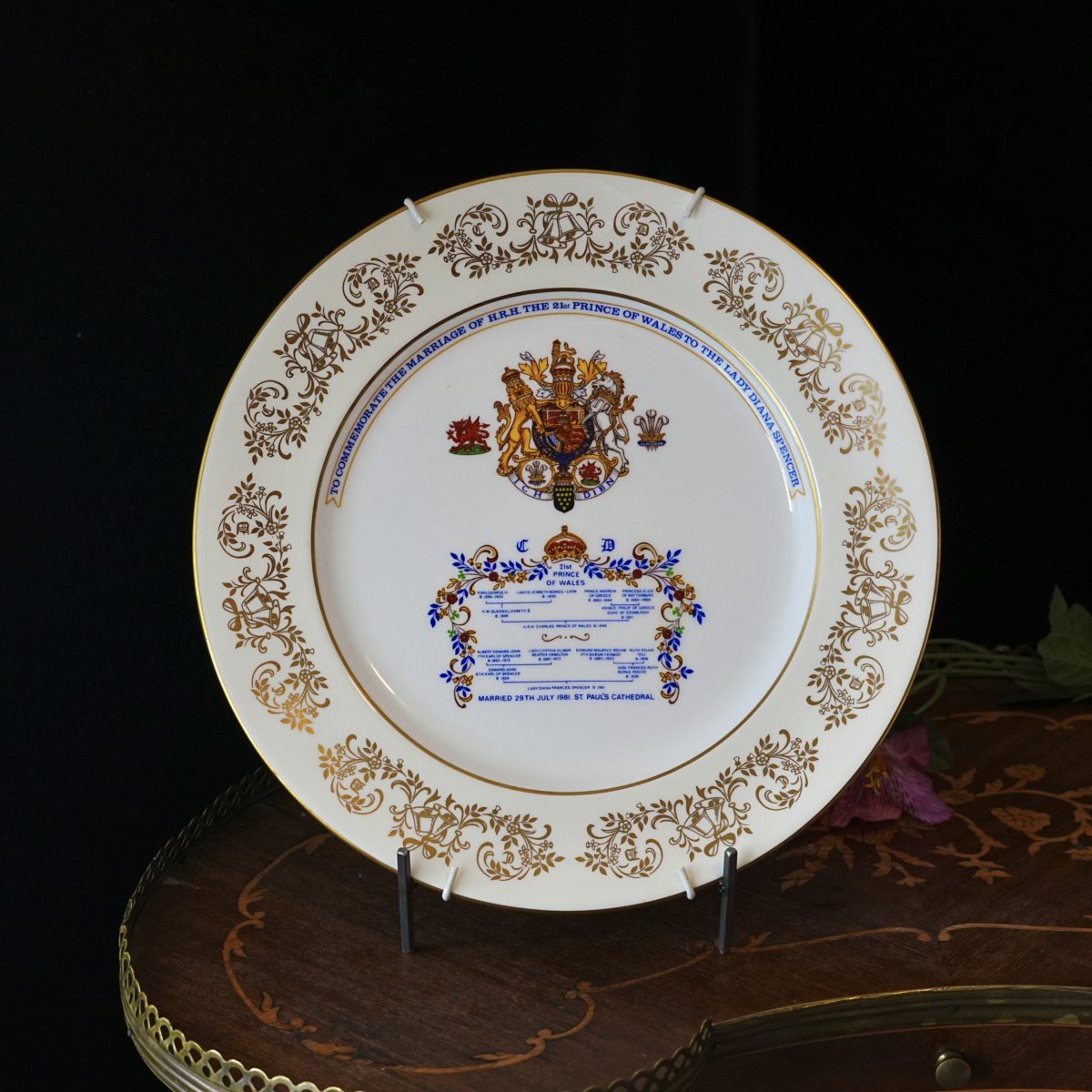 Aynsley Charles & Diana Royal Wedding Plate