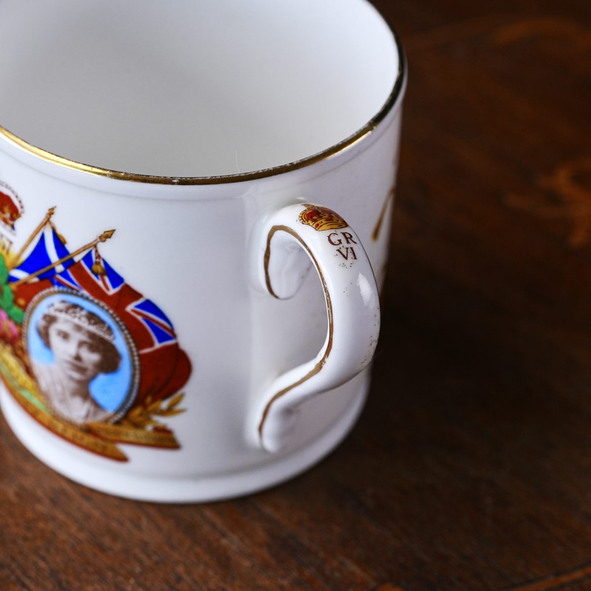 Antique Aynsley George VI & Queen Elizabeth Coronation Mug photo 3