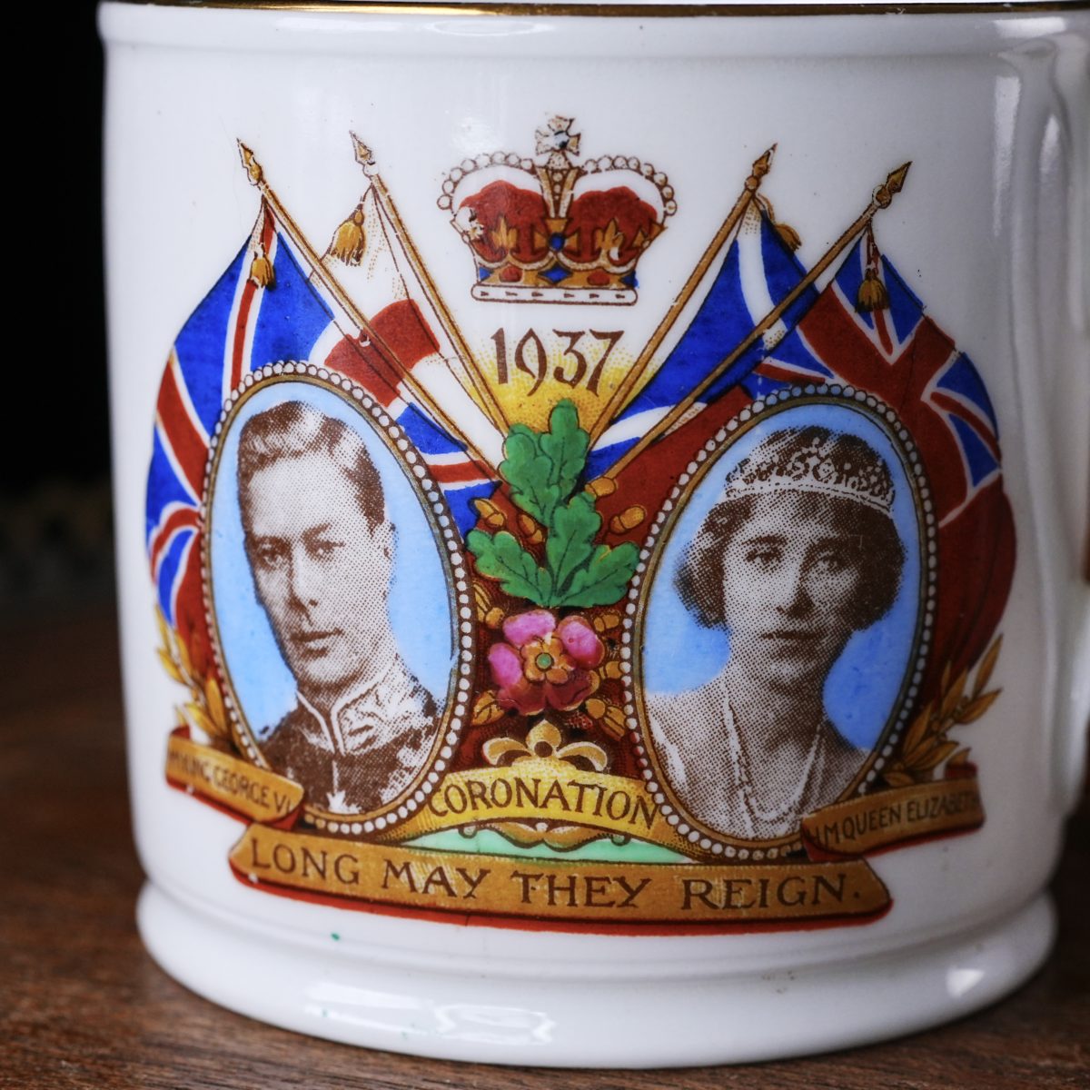Antique Aynsley George VI & Queen Elizabeth Coronation Mug photo 4