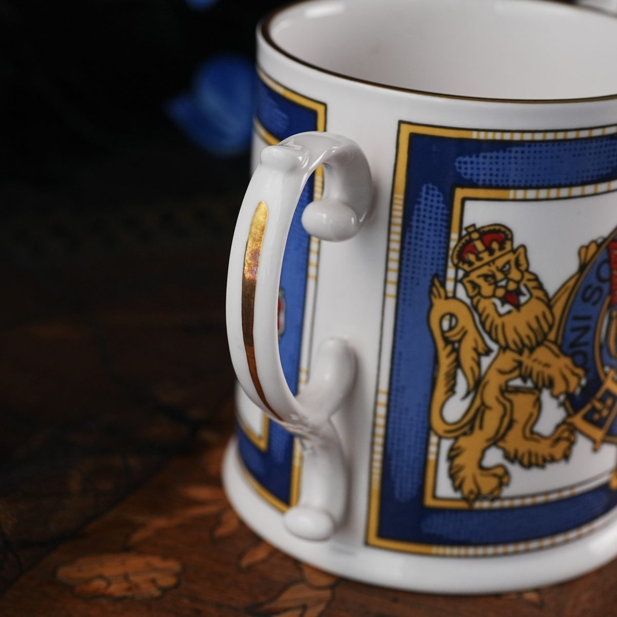 Vintage Caverswall Queen Mother 90th Birthday Loving Cup photo 3