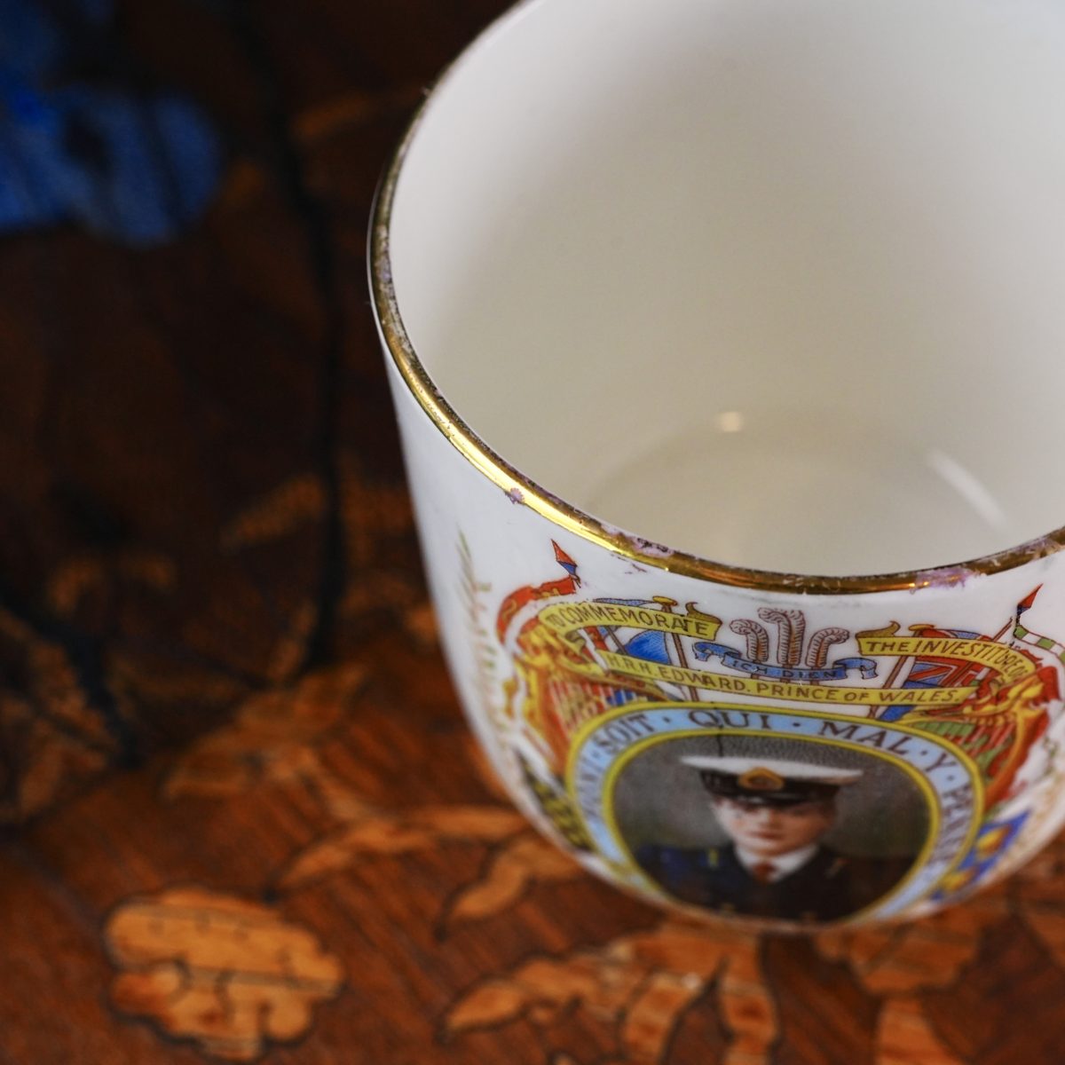Antique Edward Prince of Wales Investiture Mug photo 2