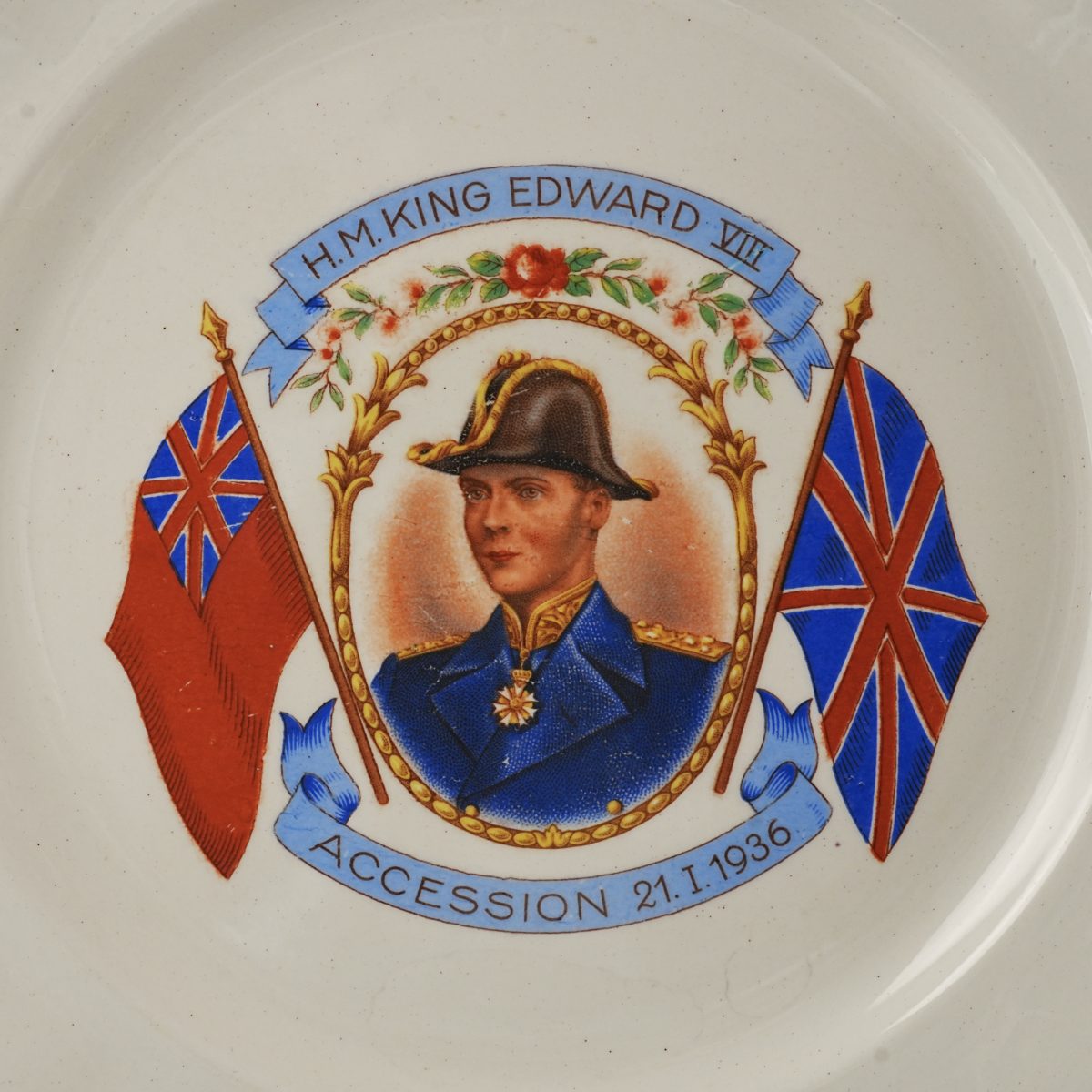 Vintage King Edward VIII Accession Plate photo 2