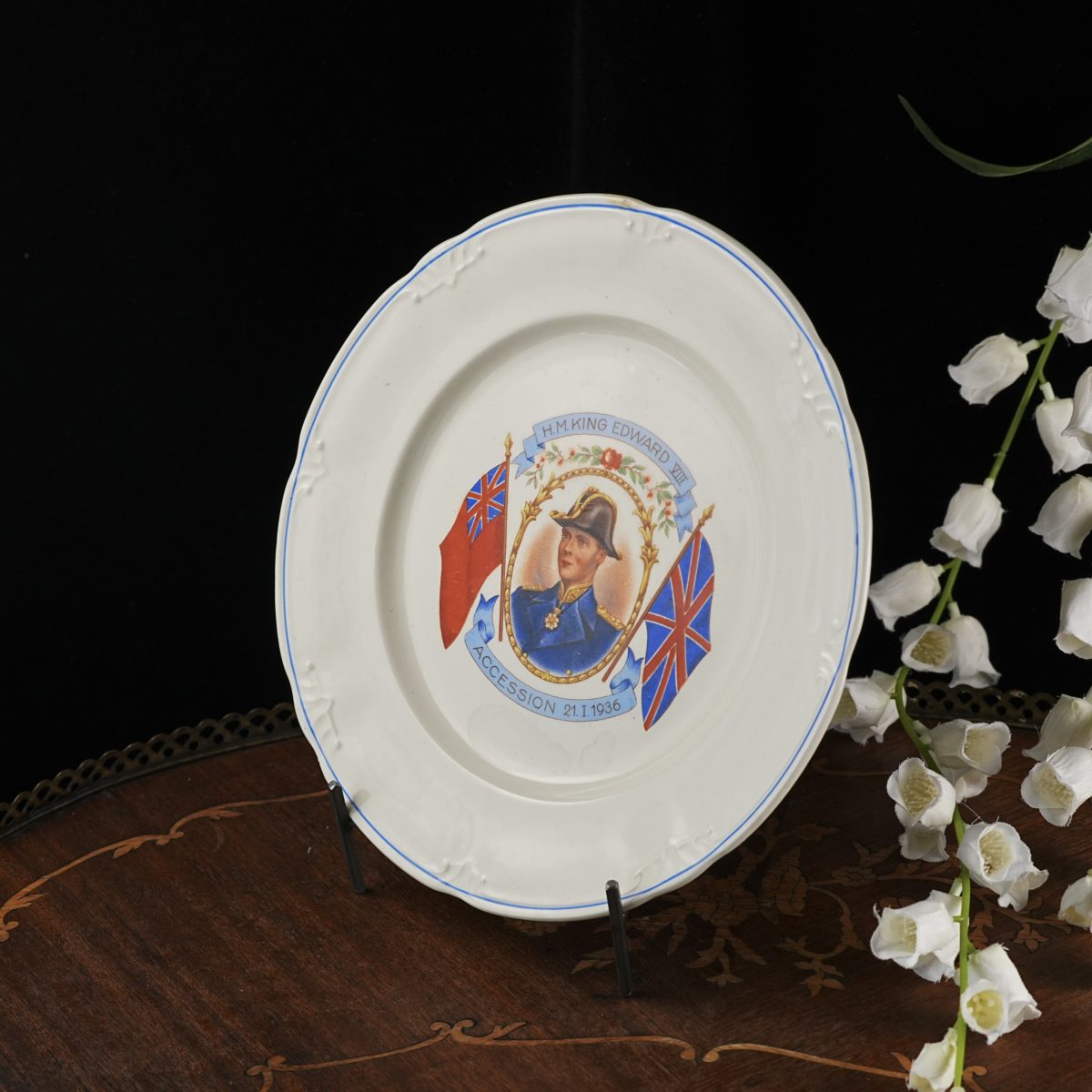 Vintage King Edward VIII Accession Plate photo 3