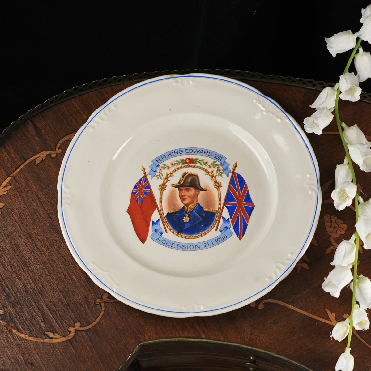 Vintage King Edward VIII Accession Plate photo 4