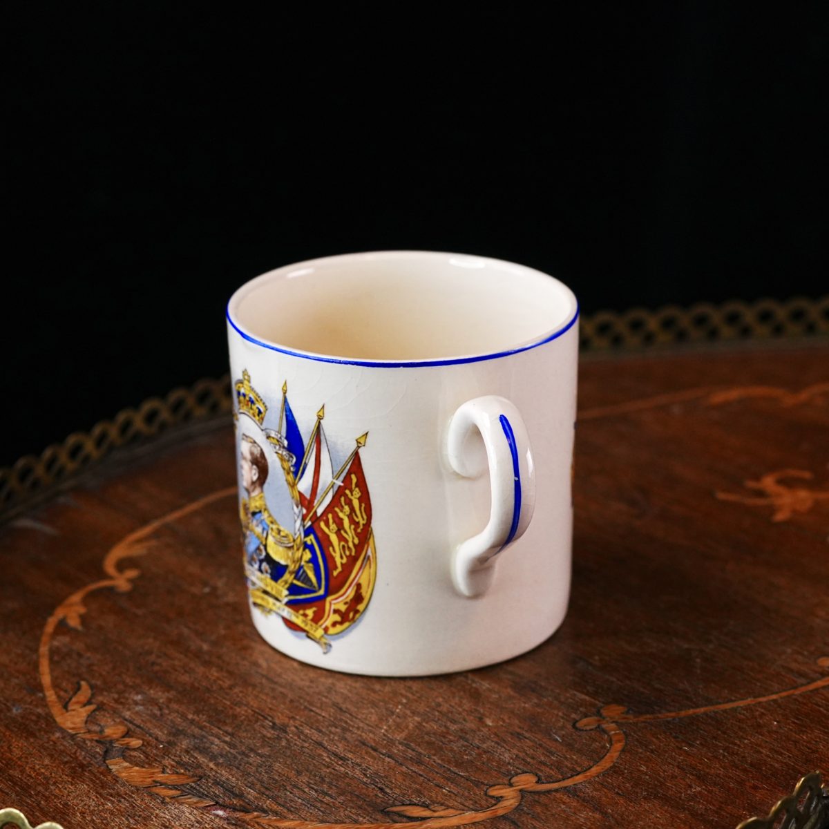 Antique Edward VIII Coronation Mug 1937 photo 2