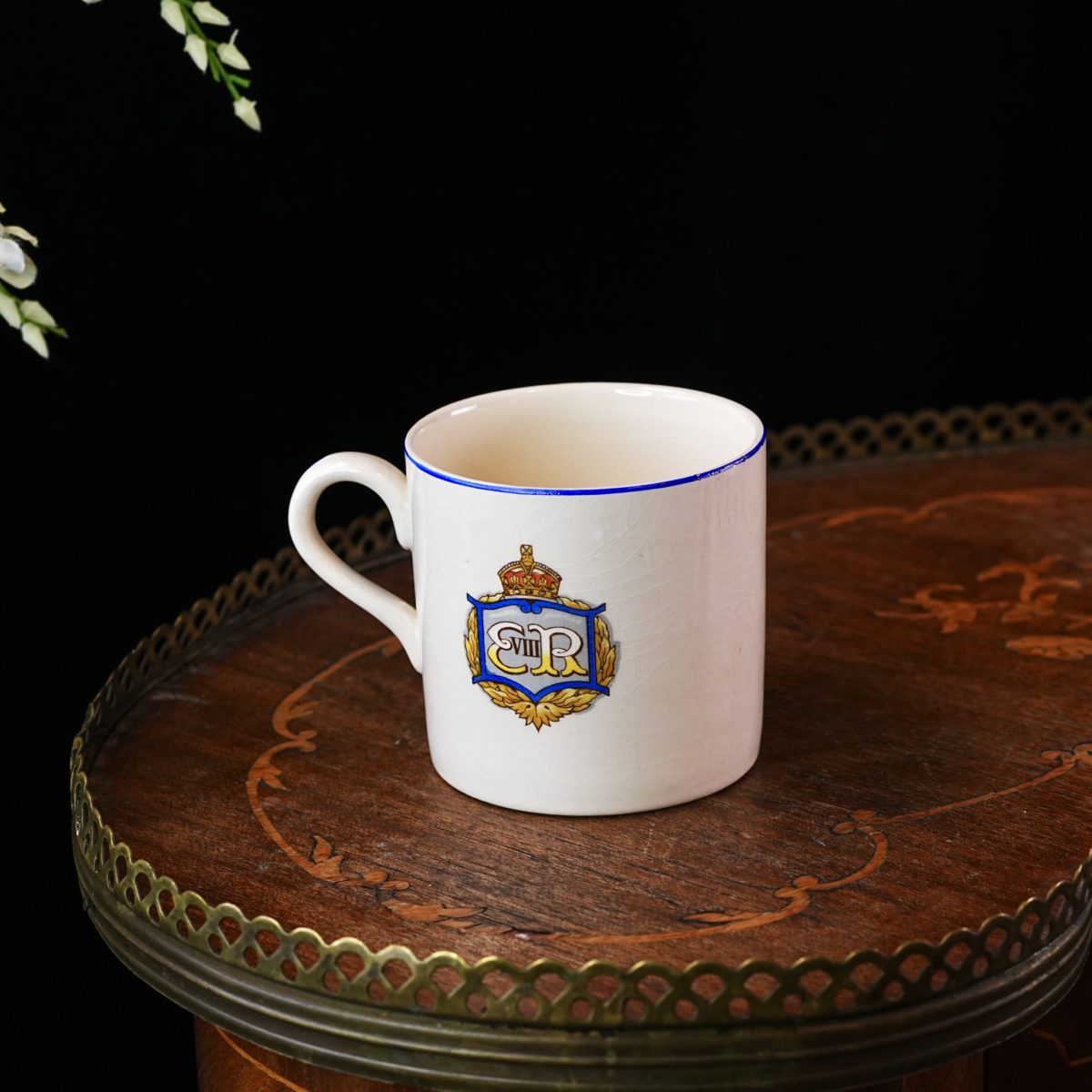 Antique Edward VIII Coronation Mug 1937 photo 3
