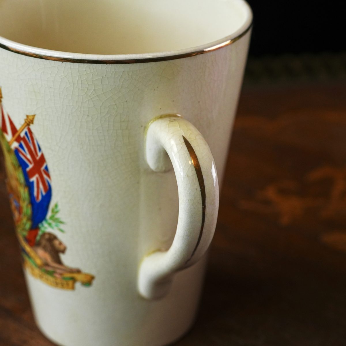 Antique Edward VIII Coronation Mug 1937 photo 2