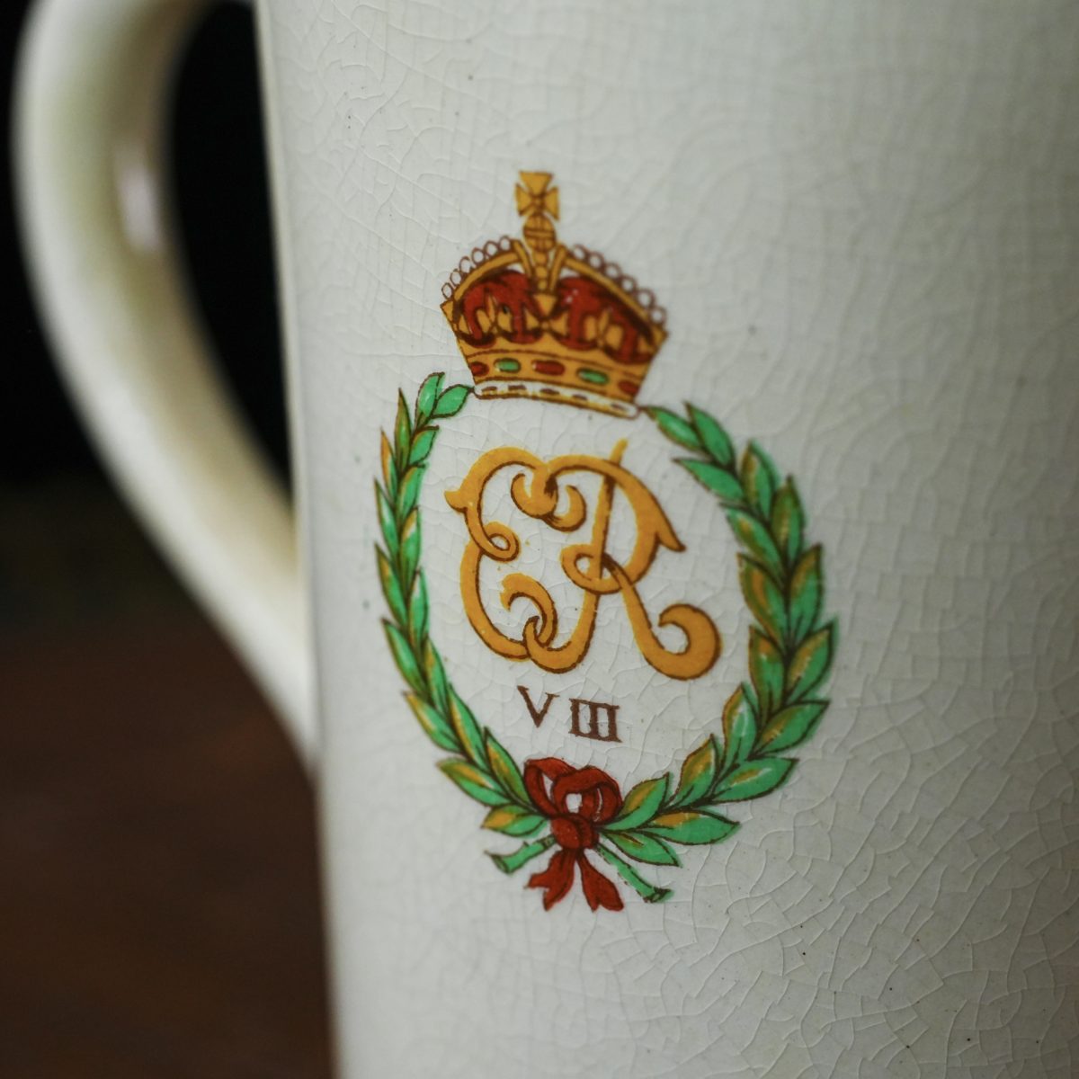Antique Edward VIII Coronation Mug 1937 photo 5