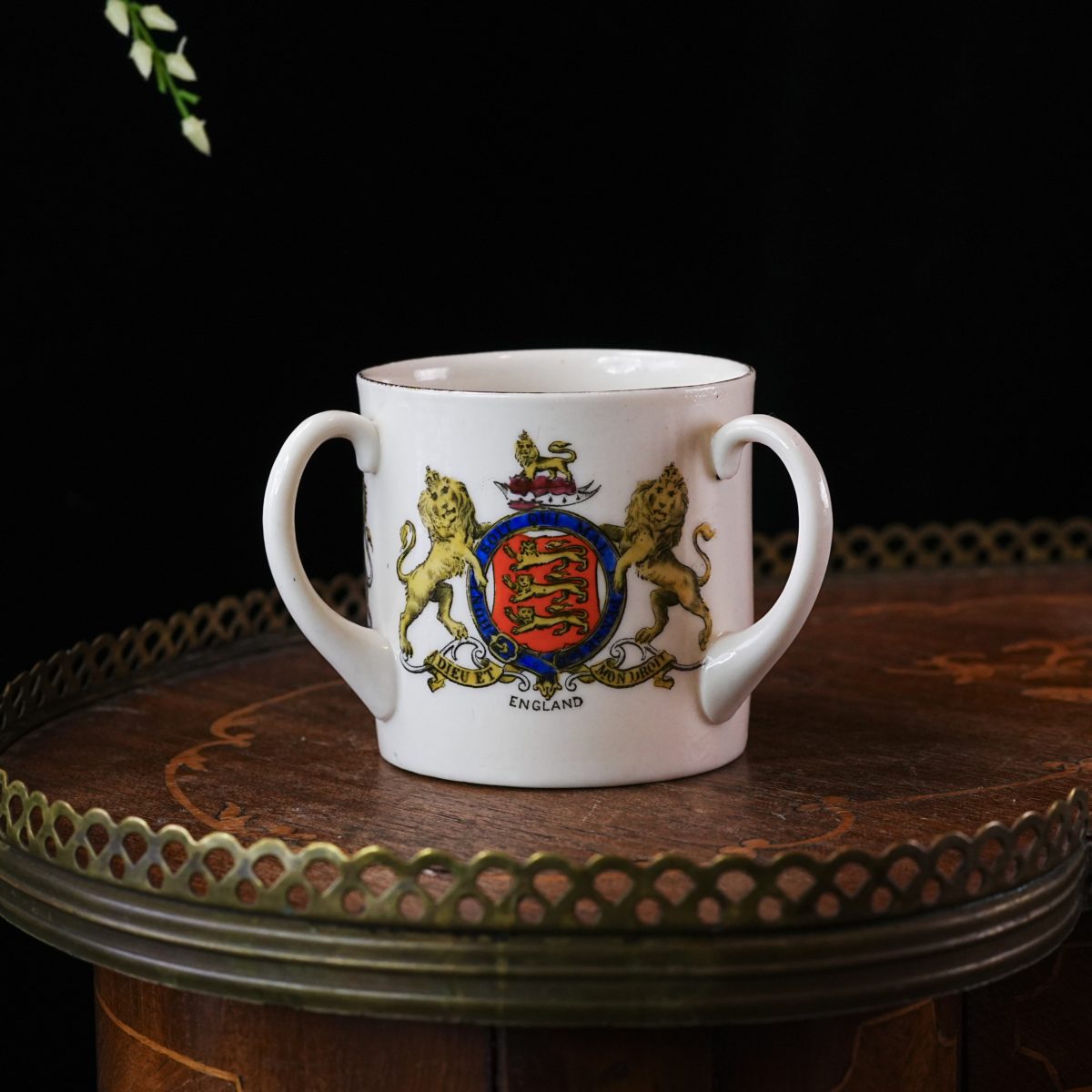Antique W.H. Goss Three-Handled Loving Cup photo 2