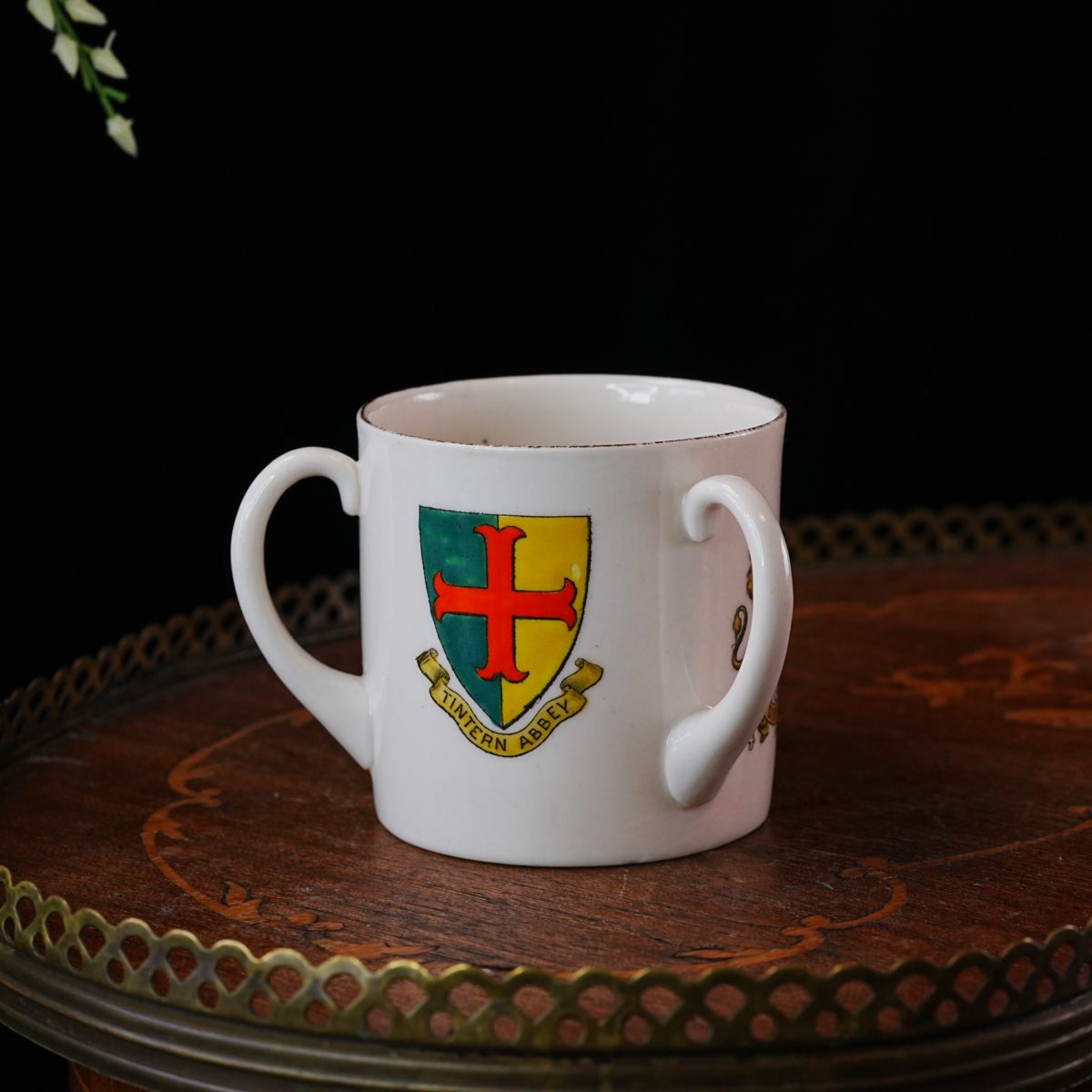 Antique W.H. Goss Three-Handled Loving Cup photo 3