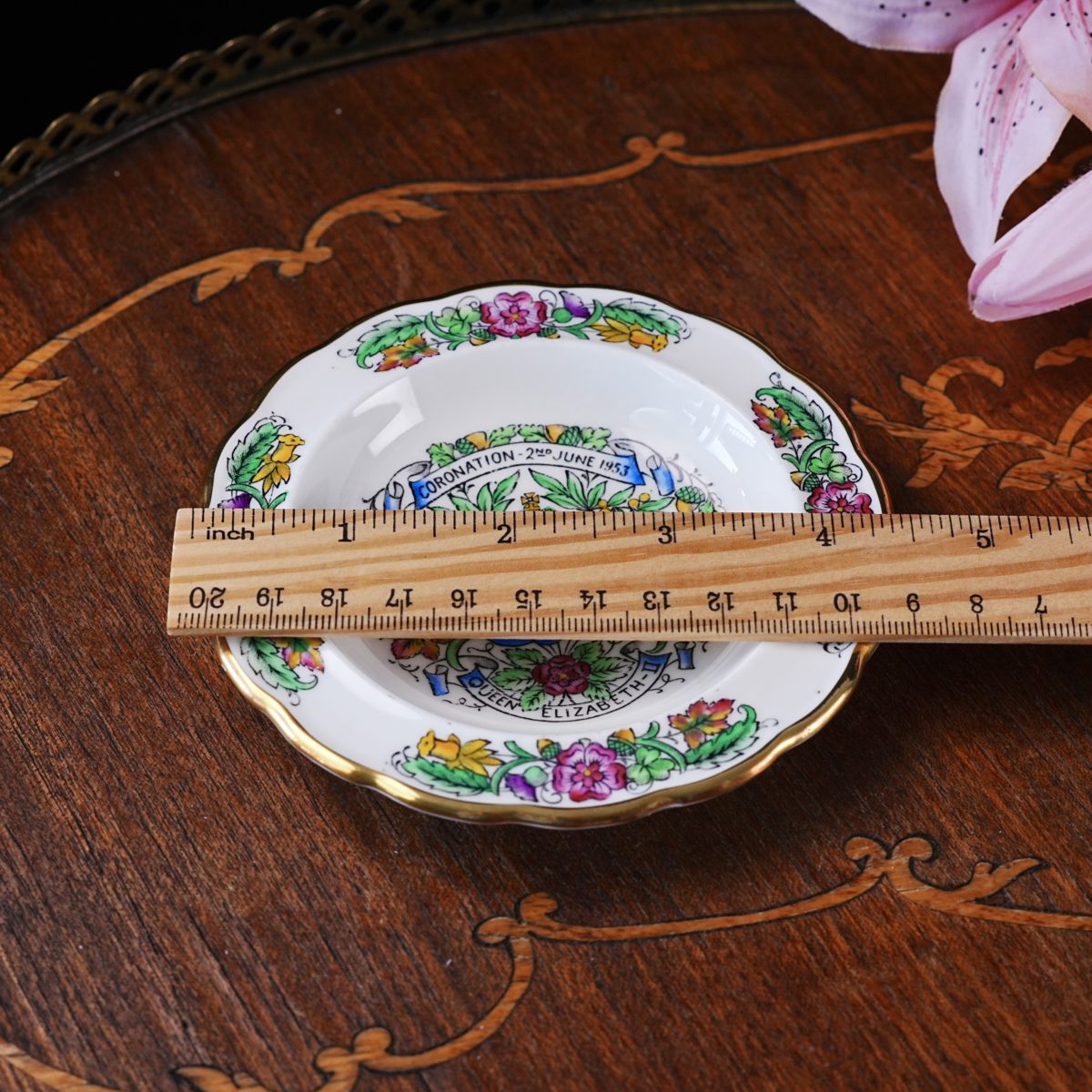 Vintage Hammersley Queen Elizabeth II Coronation Dish photo 3