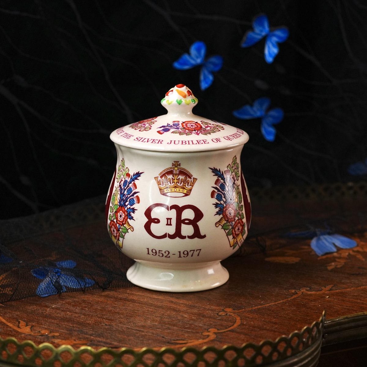 Masons Patent Ironstone Silver Jubilee Preserve Pot