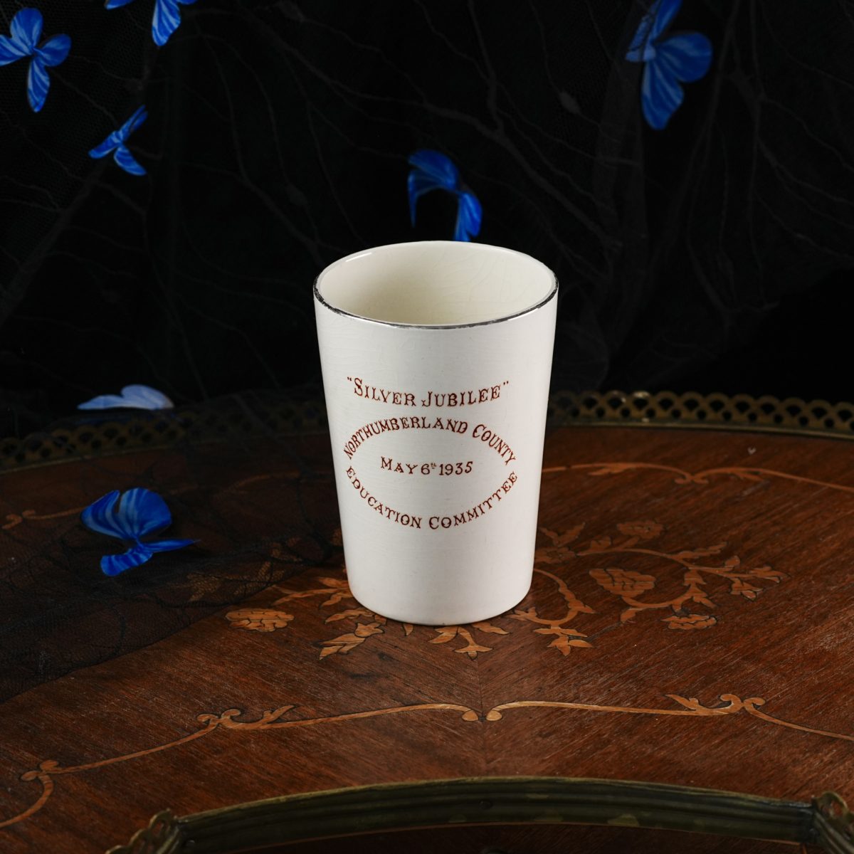 Vintage King George V Silver Jubilee Beaker photo 4
