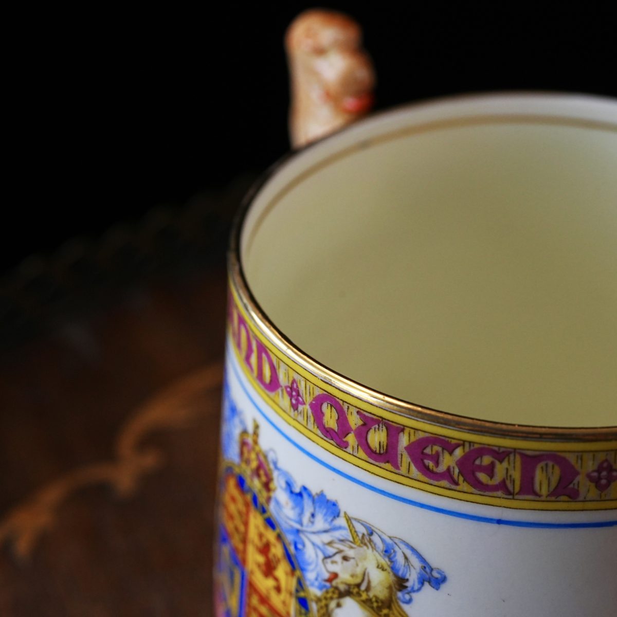 Antique Paragon George VI & Queen Elizabeth Coronation Loving Cup photo 3