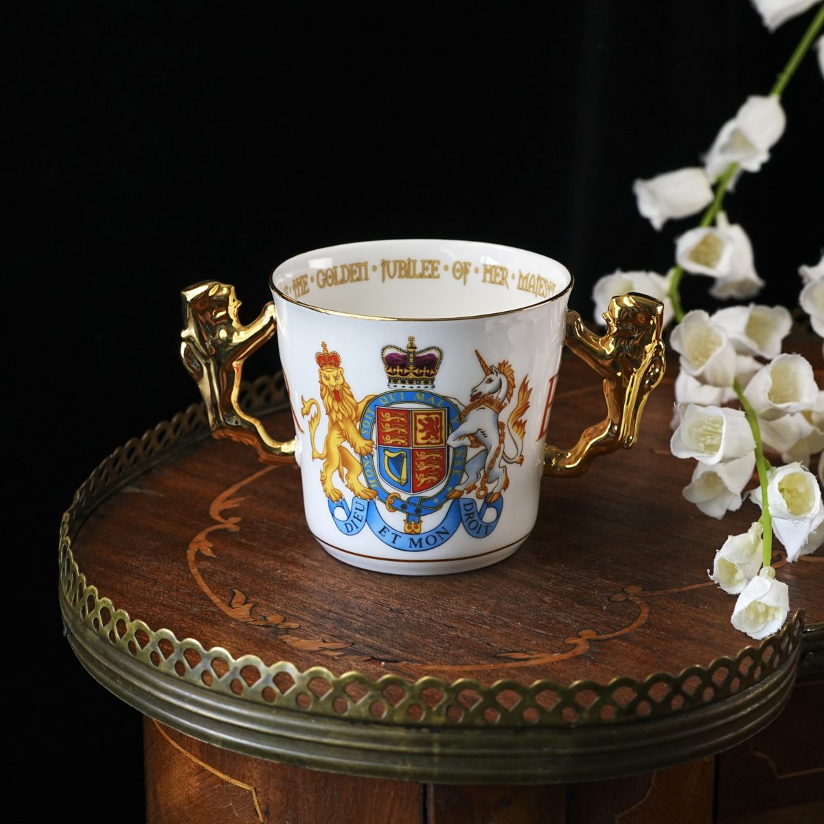Paragon Queen Elizabeth II Golden Jubilee Loving Cup