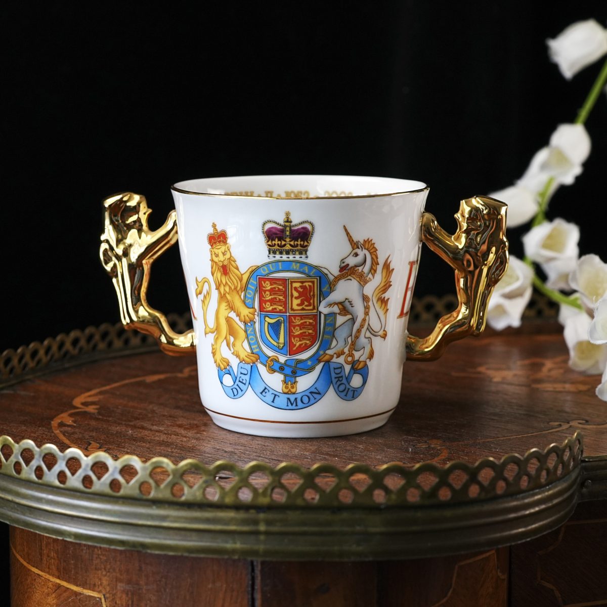 Vintage Paragon Queen Elizabeth II Golden Jubilee Loving Cup photo 4
