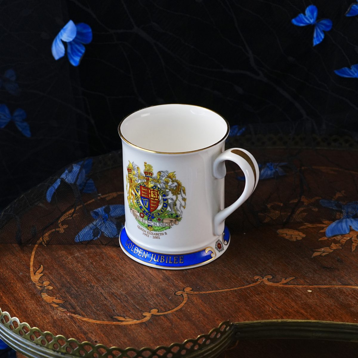 Vintage Ringtons Golden Jubilee Tankard Mug Queen Elizabeth II photo 2