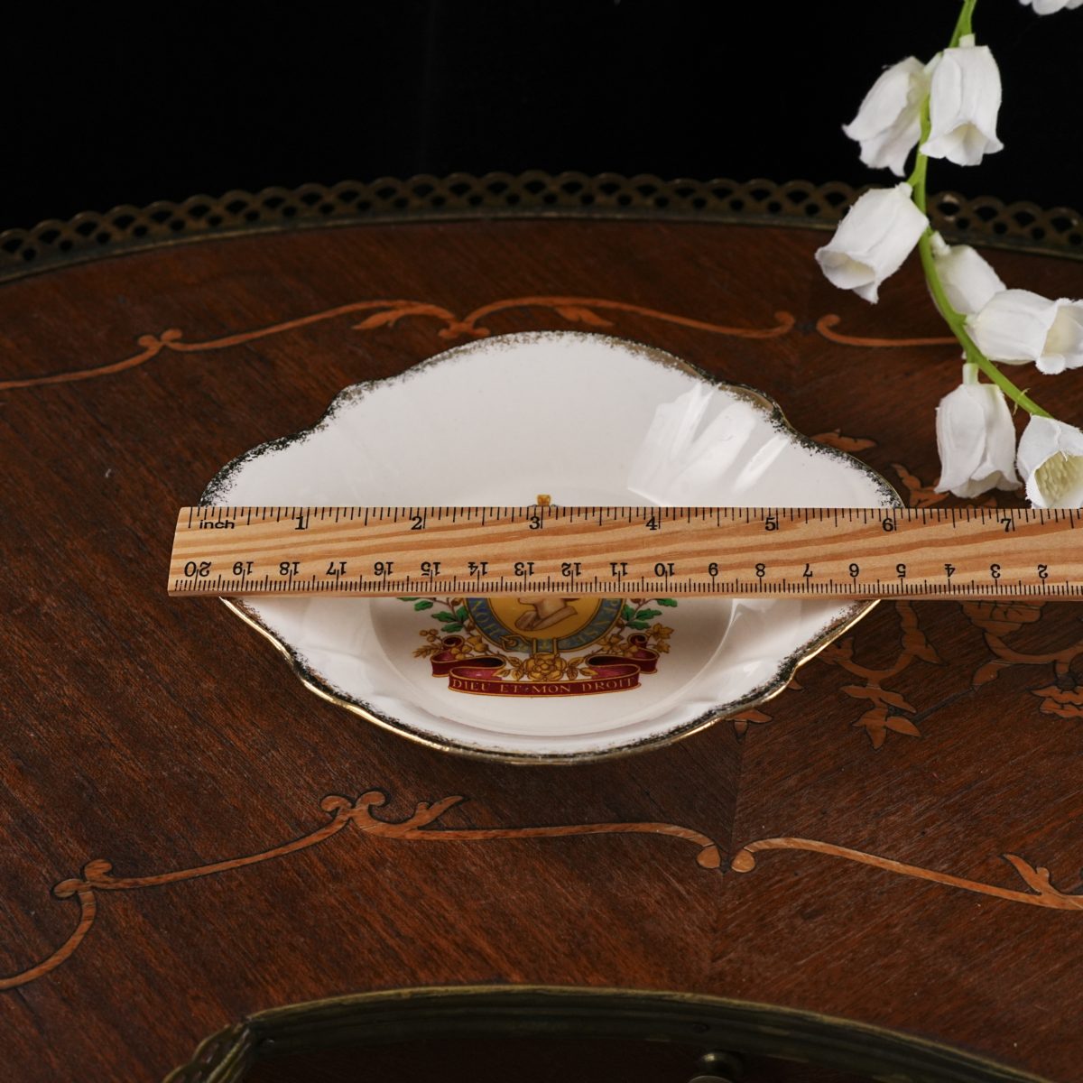 Vintage Queen Elizabeth II Coronation Sweet Dish photo 5