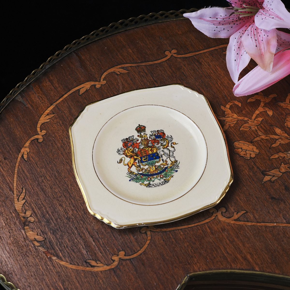 Royal Winton Canada Coat of Arms Plate