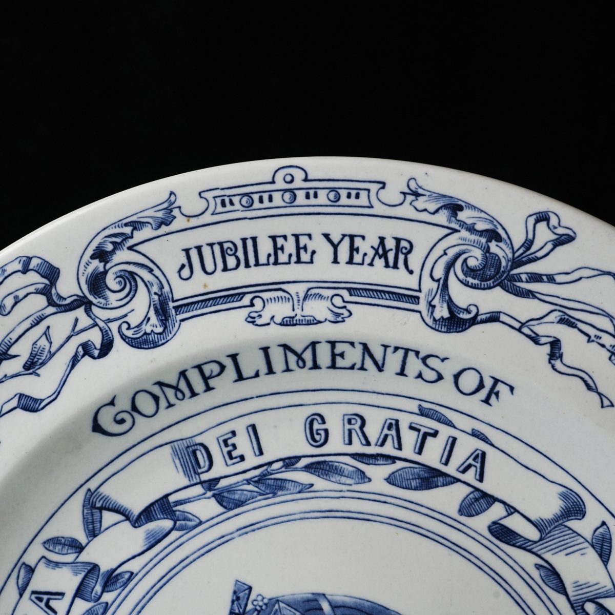 Antique Royal Worcester Queen Victoria Golden Jubilee Plate photo 4