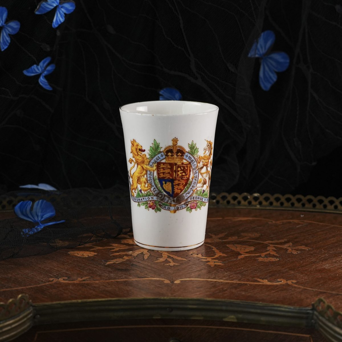 Antique King George V Coronation Beaker photo 2
