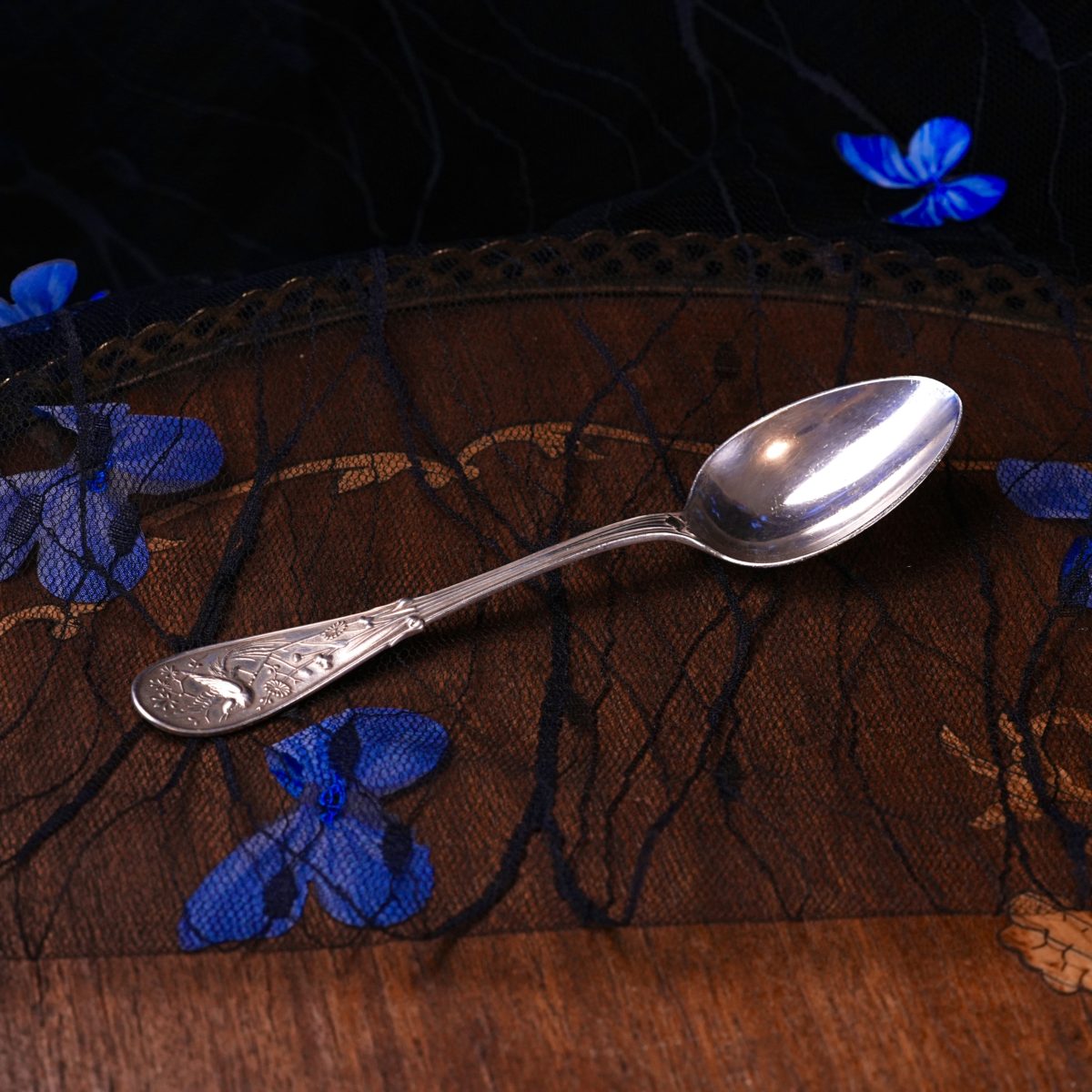 Antique Tiffany Sterling Spoon photo 5