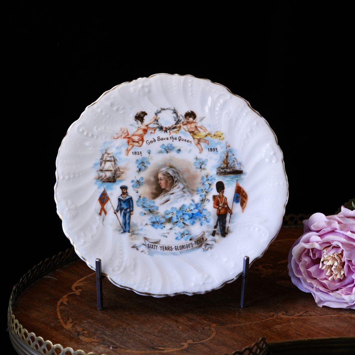 Queen Victoria Diamond Jubilee Commemorative Plate