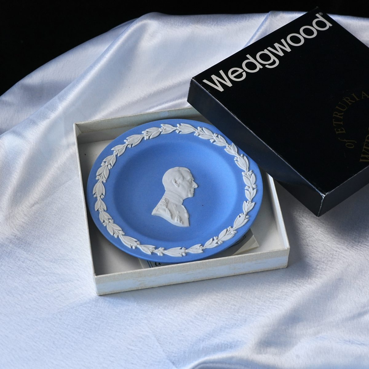 Wedgwood Pale Blue Jasperware Royal Portrait Plate