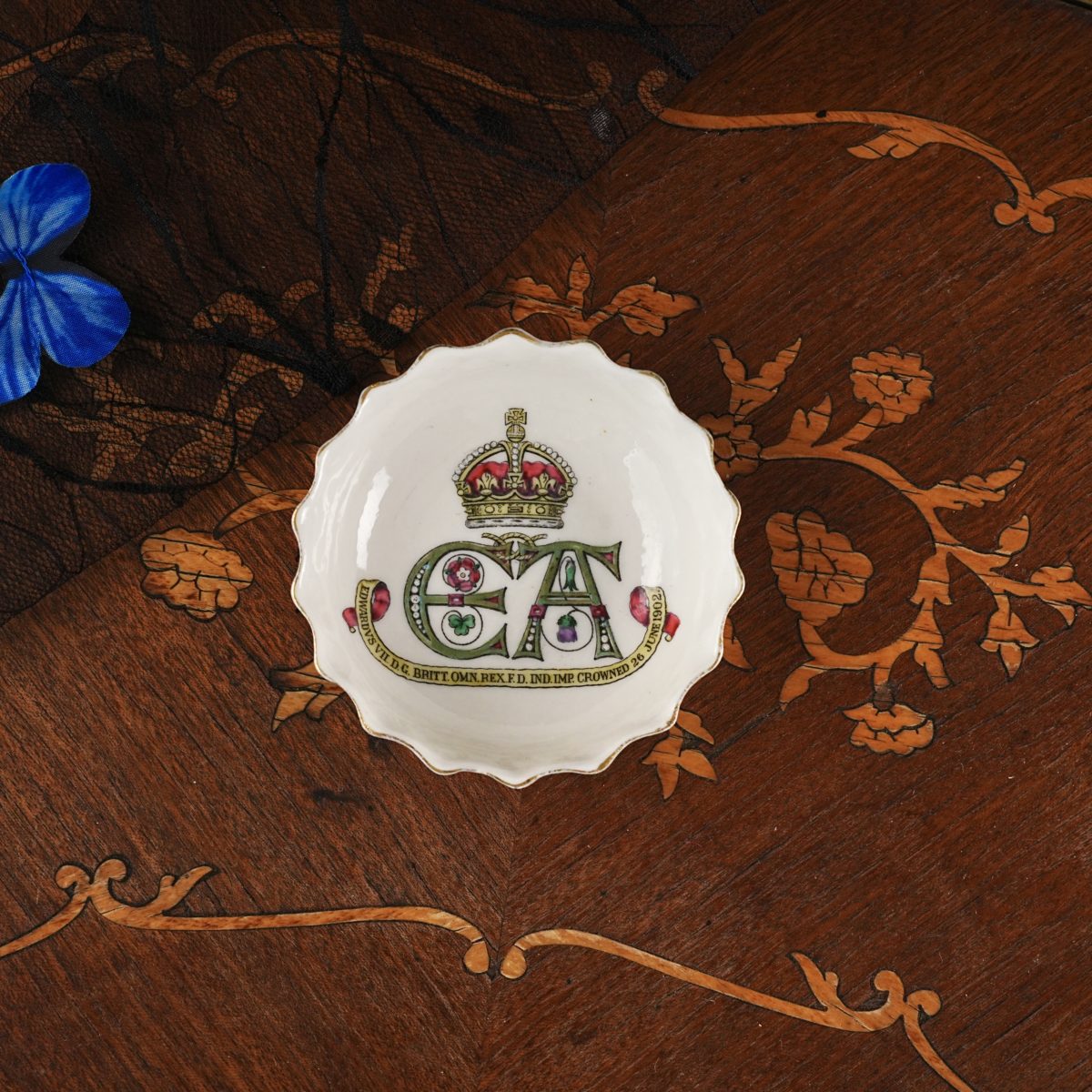 WH Goss Edward VII Coronation Dish