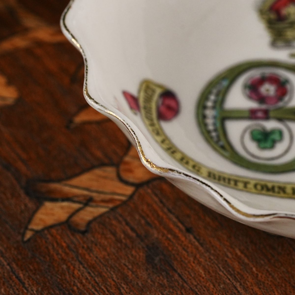Antique WH Goss Edward VII Coronation Dish photo 3